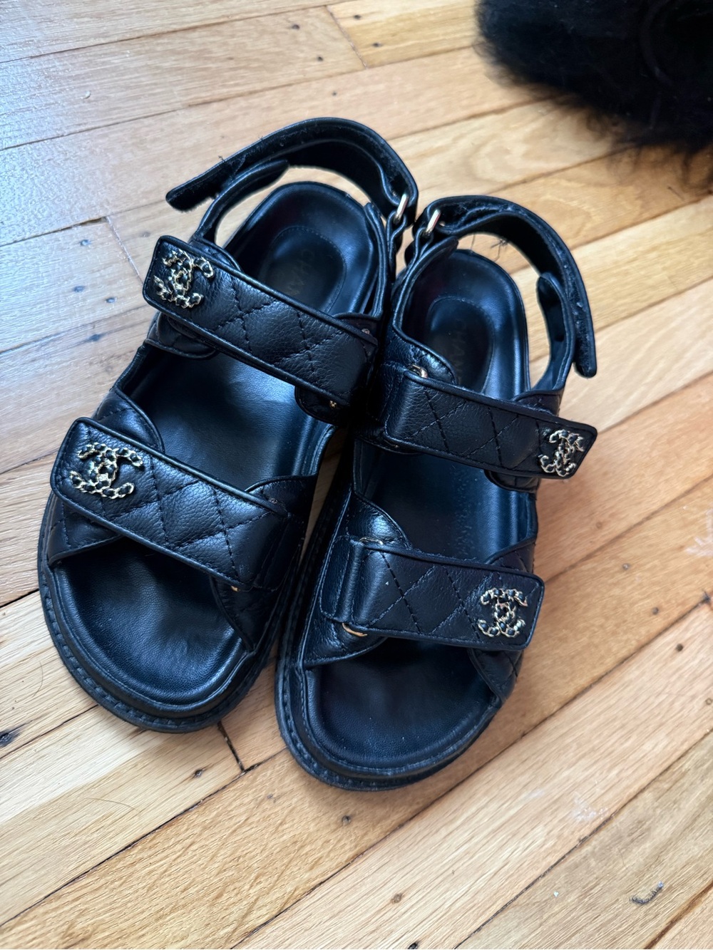 Women Chanel dad sandals